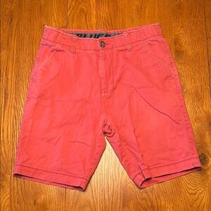 Men's Coral Red Shorts